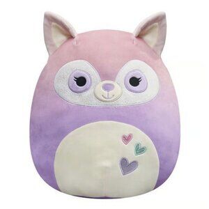 Squishmallows Chaitra Pink and Purple 14 Valentine Stuffed Animal Plush Toy